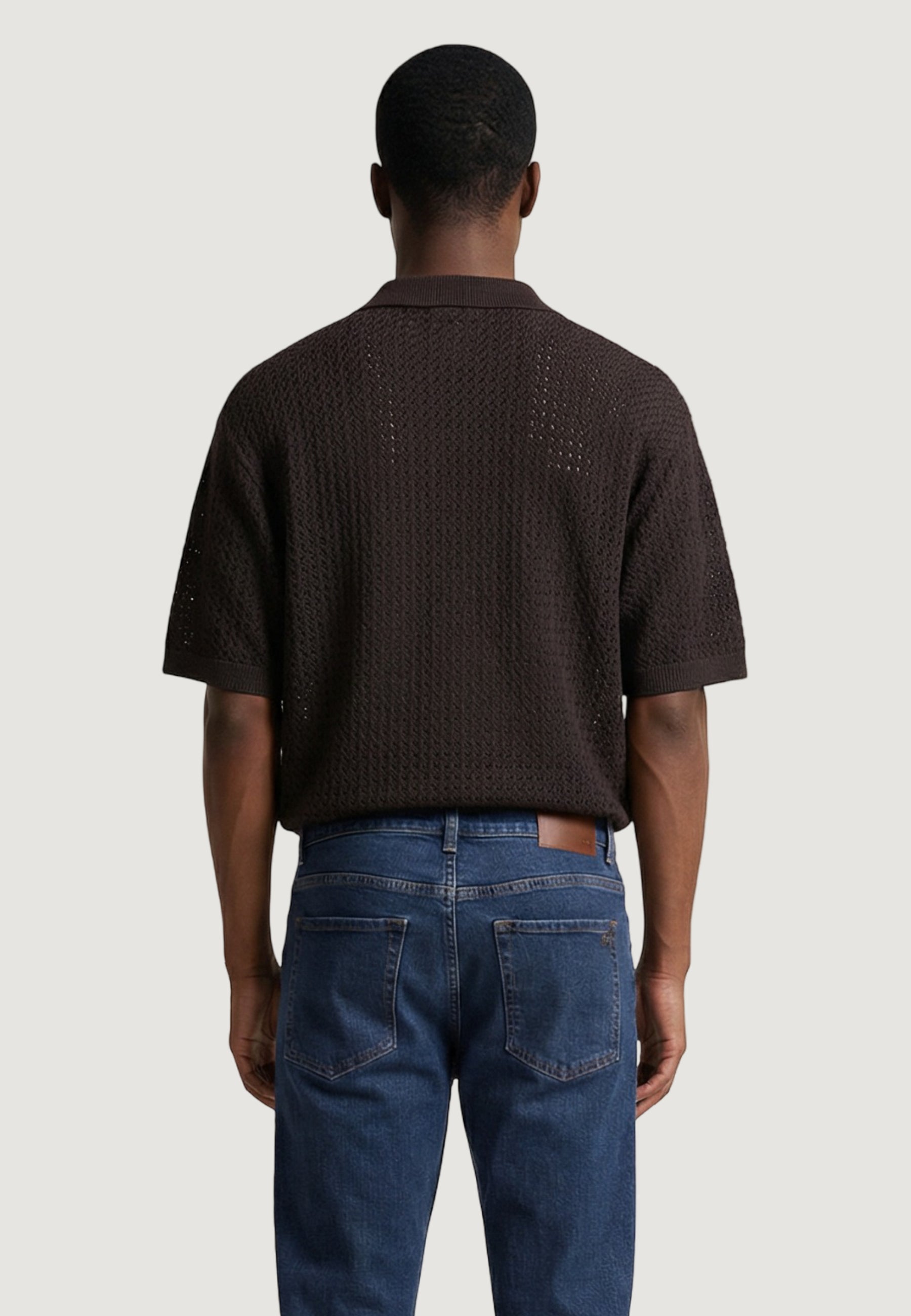 Maglia in filo manica corta Only & Sons Onsnyle Life Reg 5 Ss Split Polo Knit