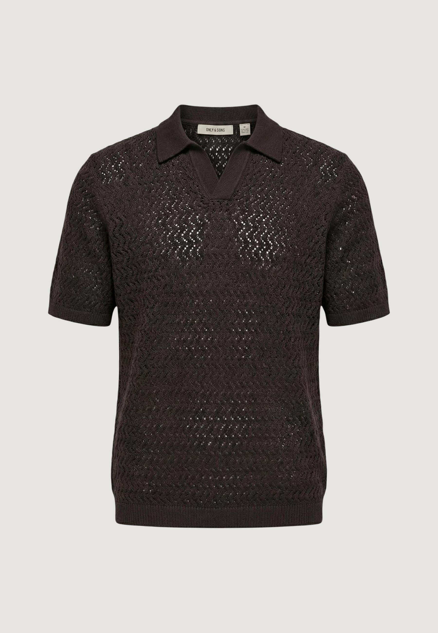 Maglia in filo manica corta Only & Sons Onsnyle Life Reg 5 Ss Split Polo Knit