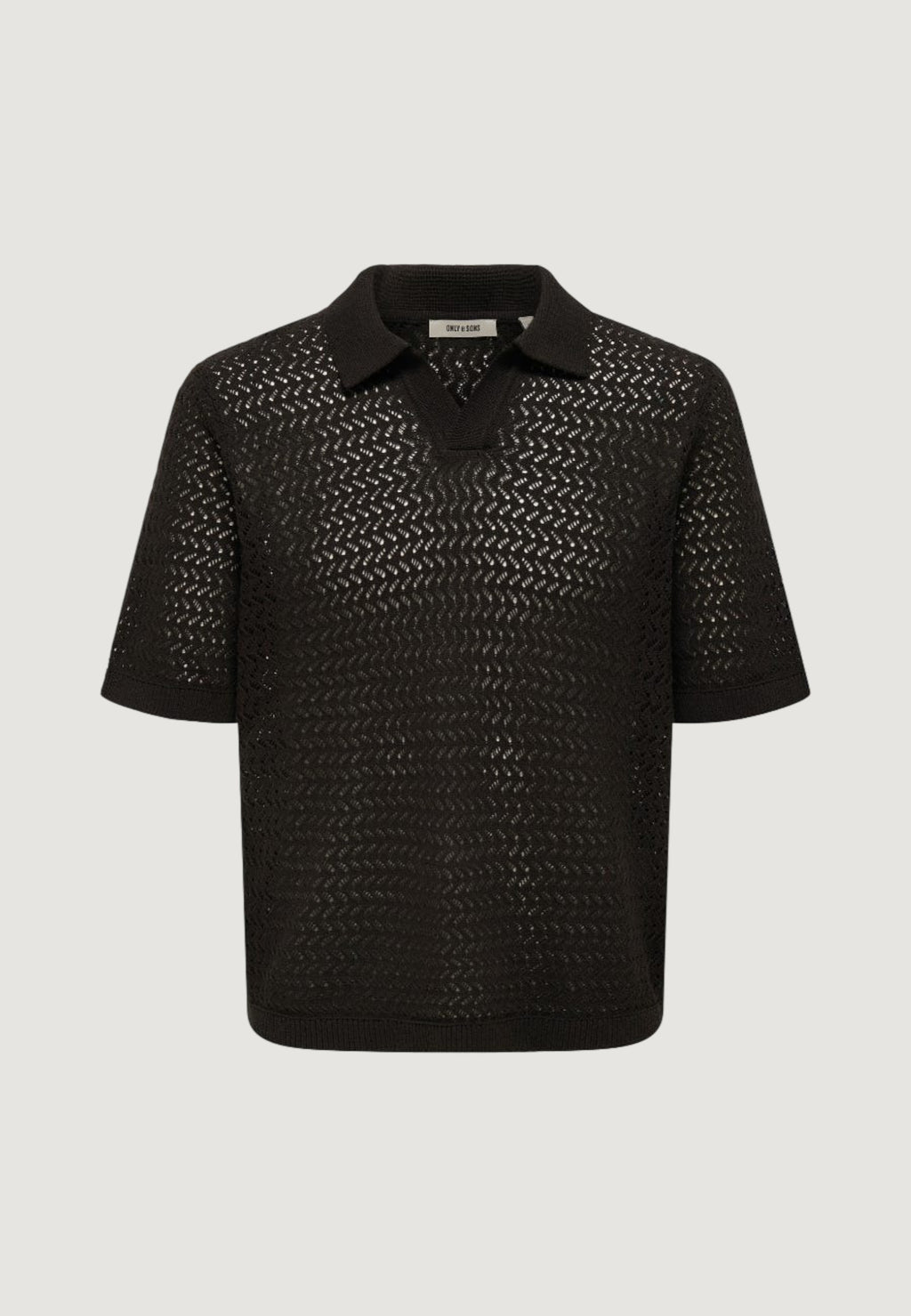 Maglia in filo manica corta Only & Sons Onsnyle Life Reg 5 Ss Split Polo Knit