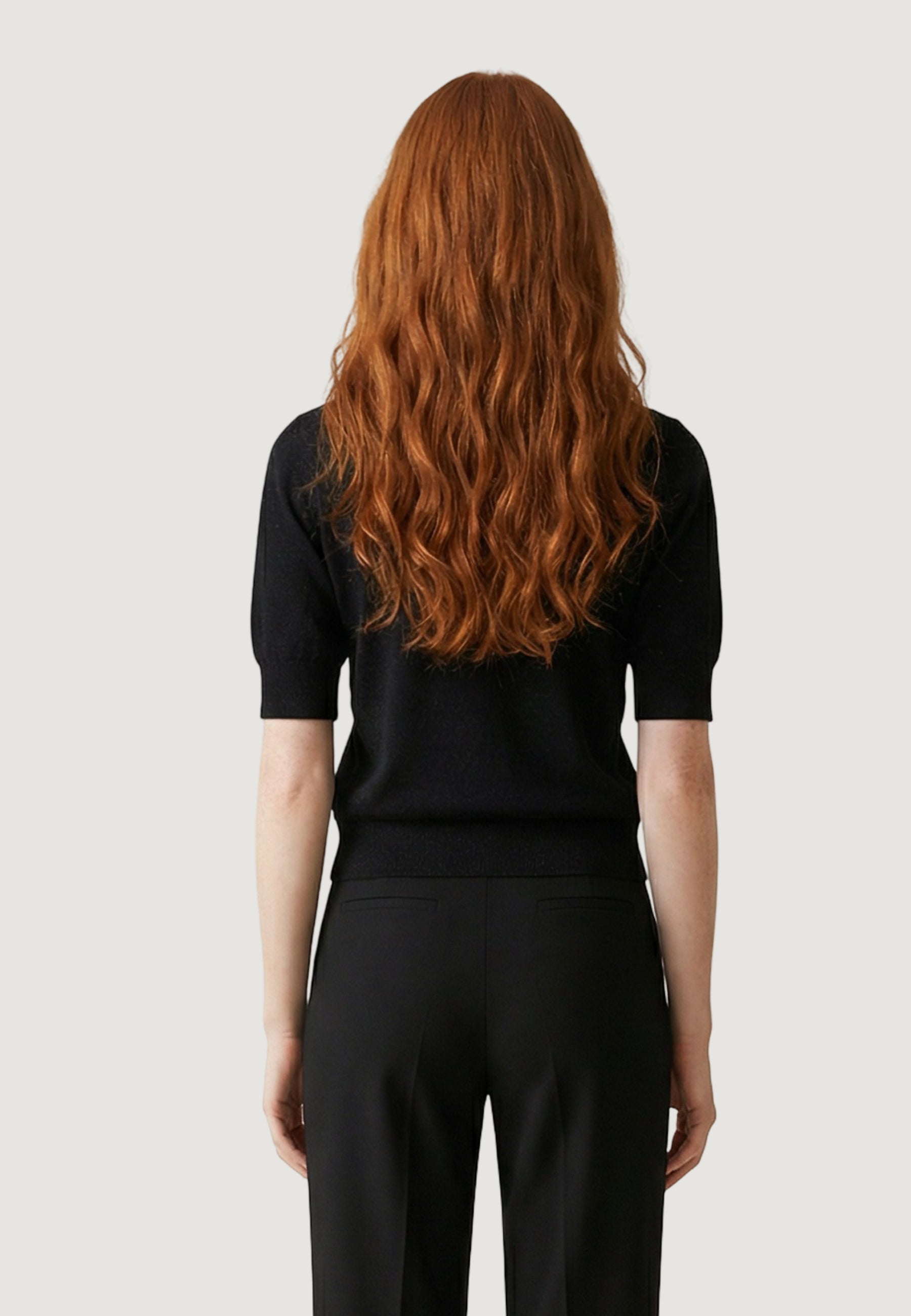 Maglia in filo manica corta Only Onlane Ss Sequins V-Neck Cc Knt