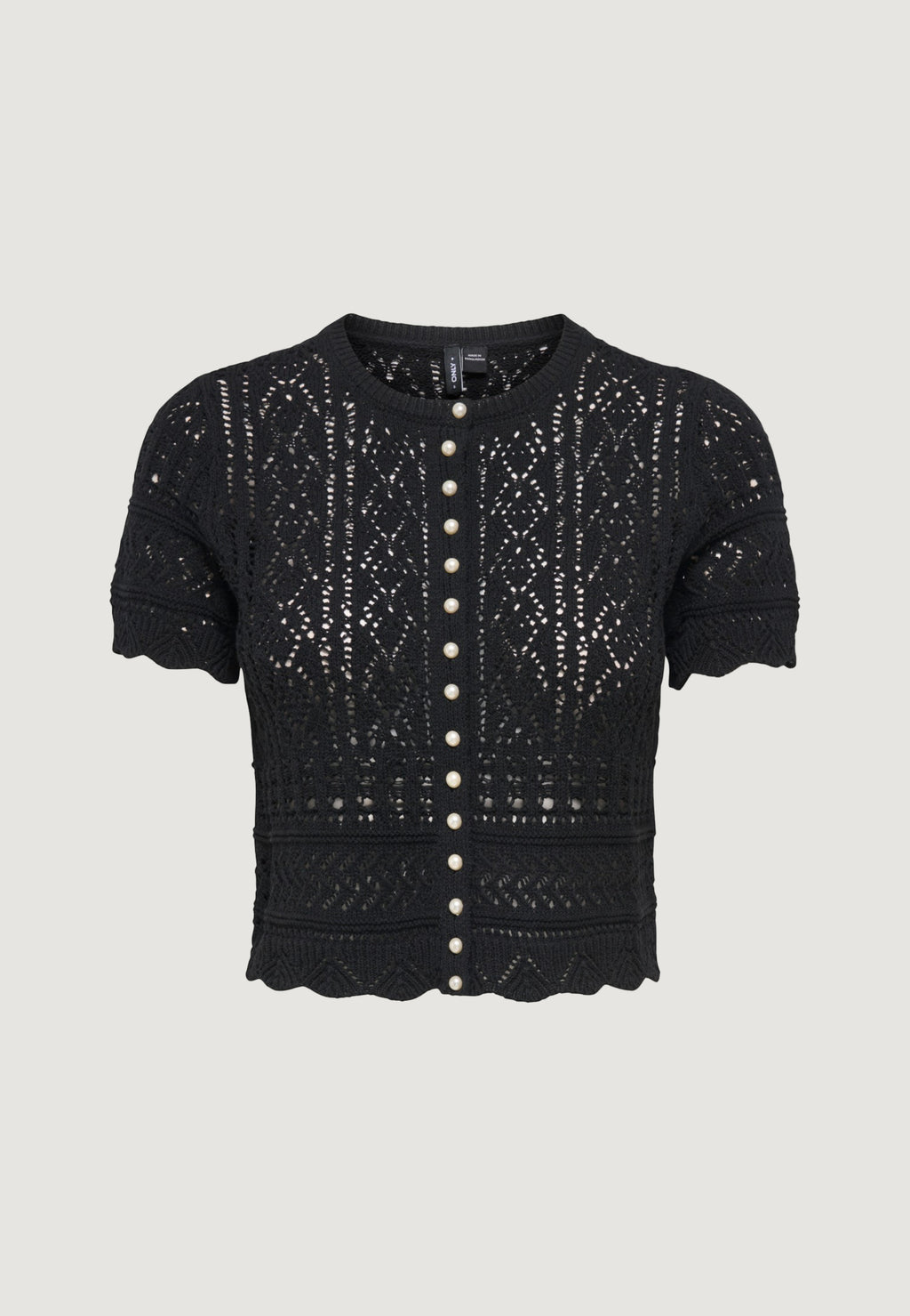 Maglia in filo manica corta Only Onlelke Life Ss Pearl Cardigan Cc Knt