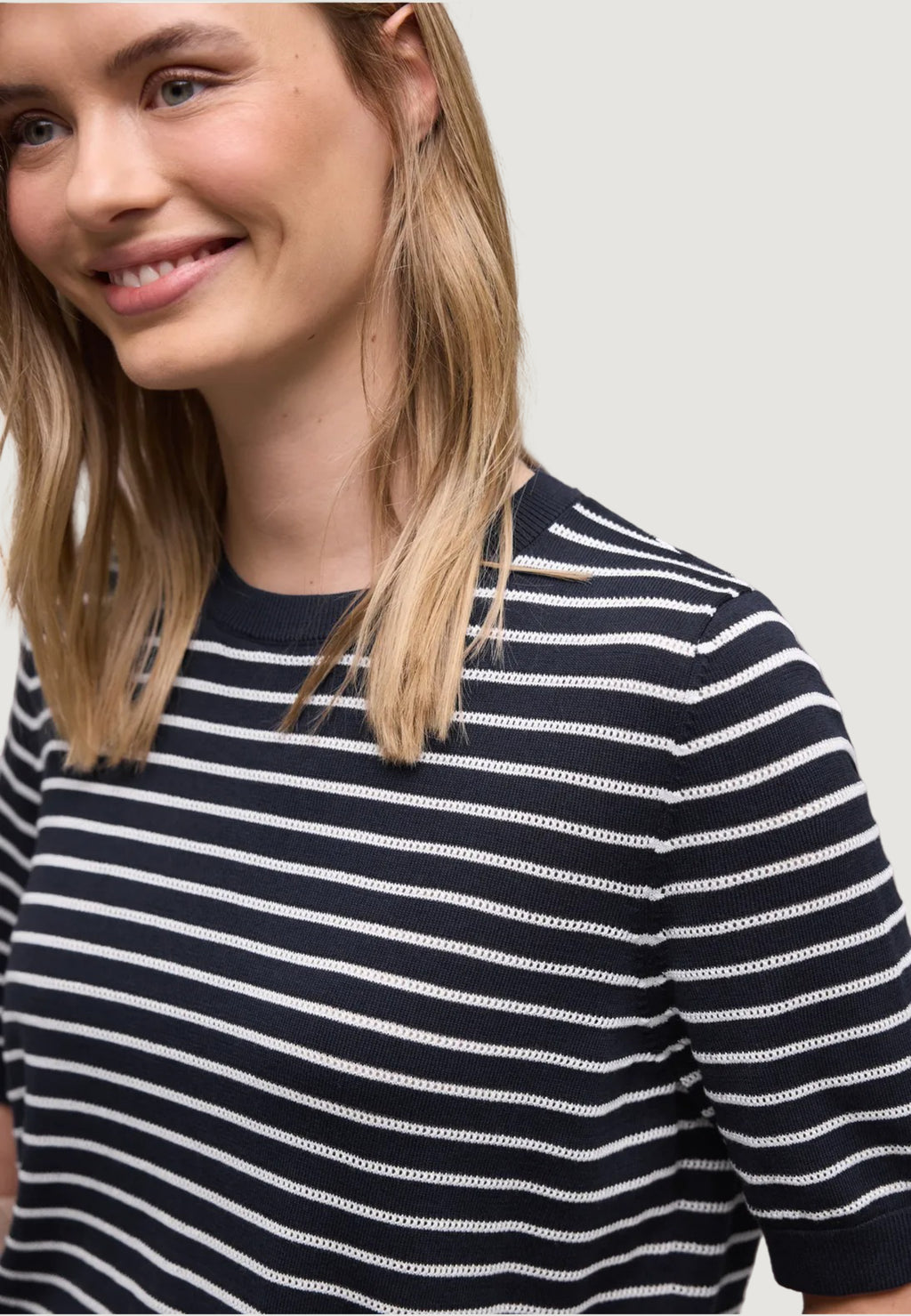 Maglia in filo manica corta Street One LTD_QR_short sleeve