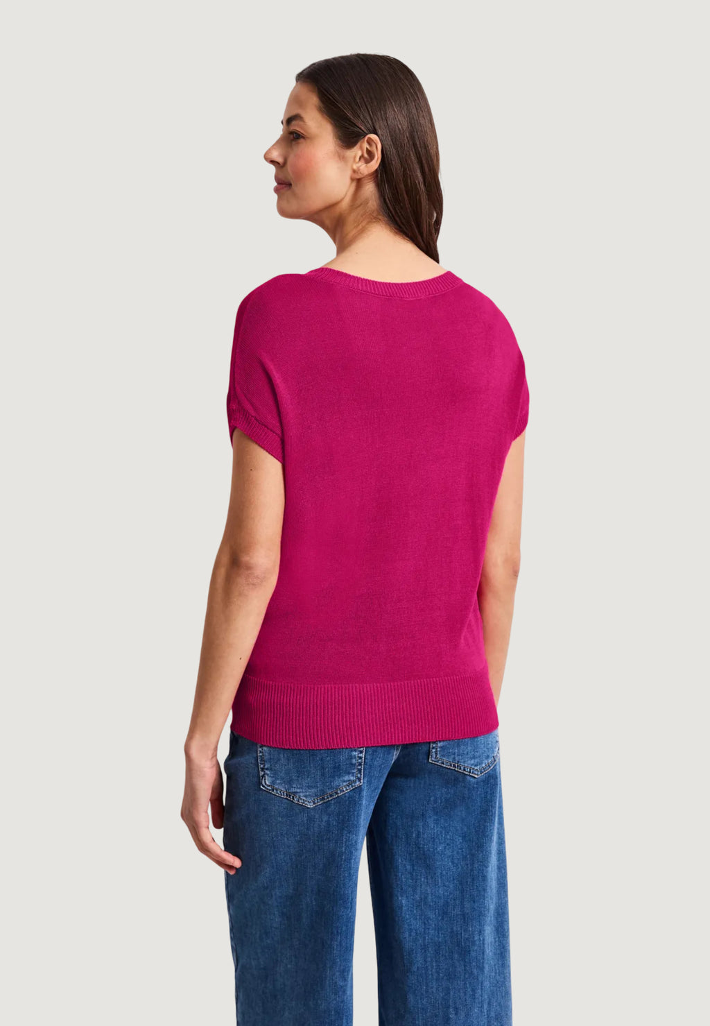 Maglia in filo manica corta Street One sleeveless sweater u-boat