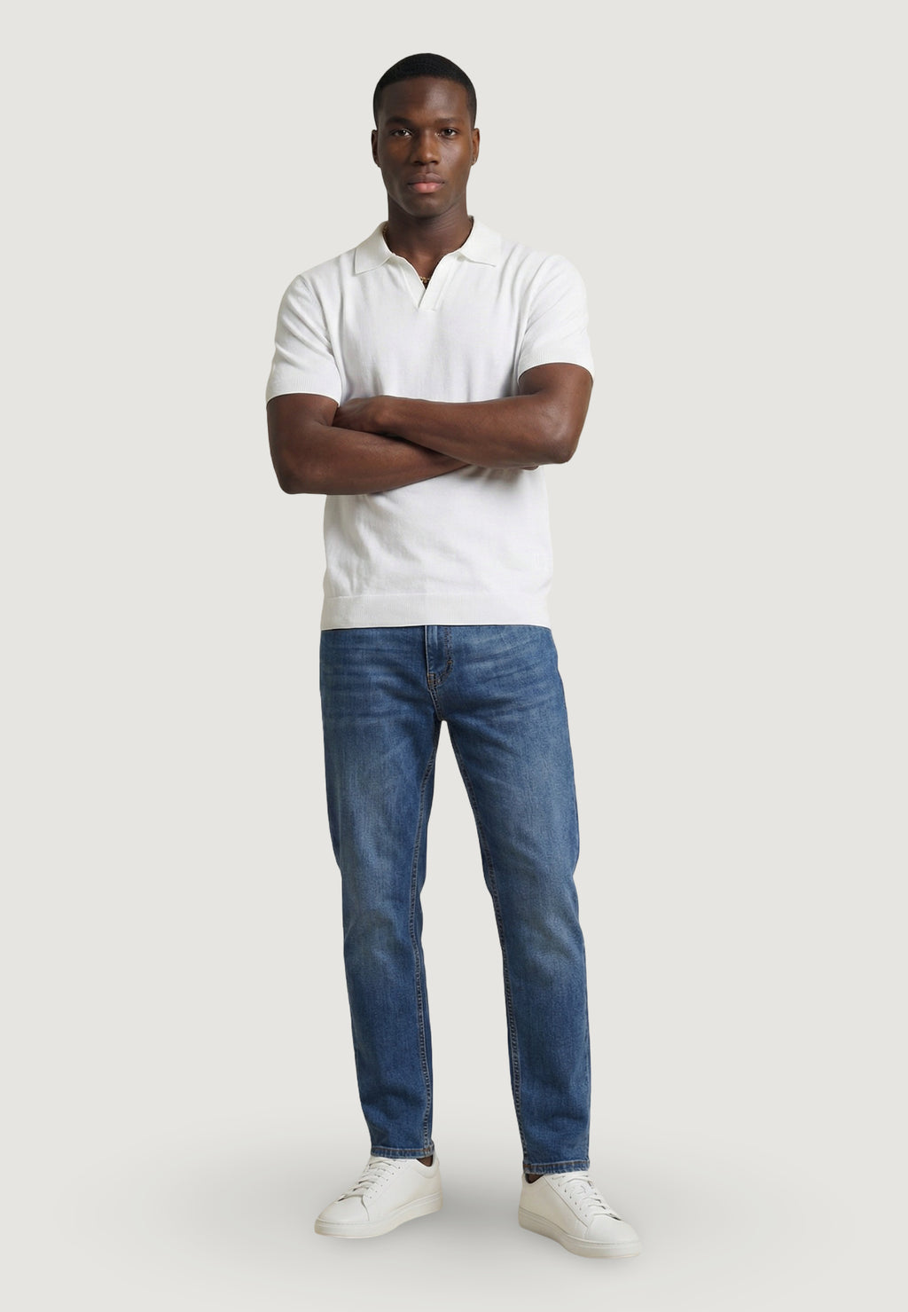 Maglia in filo manica corta YOS PULL POLO DERBY CREPS