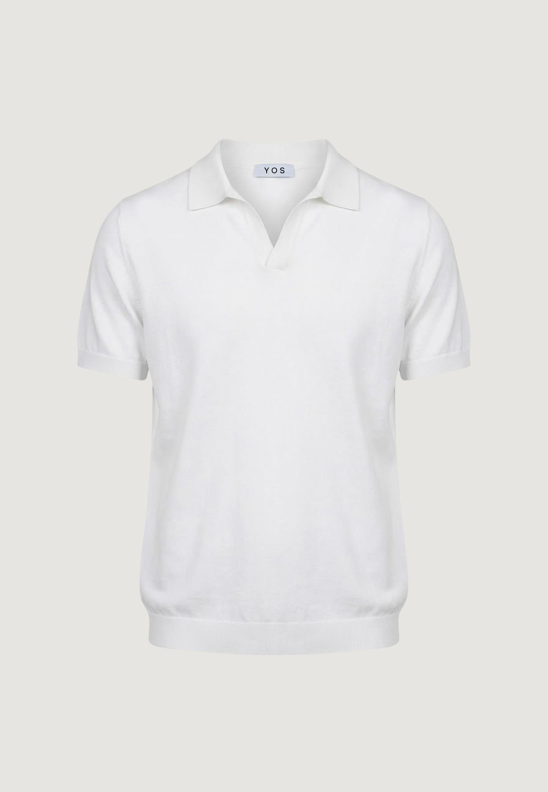 Maglia in filo manica corta YOS PULL POLO DERBY CREPS