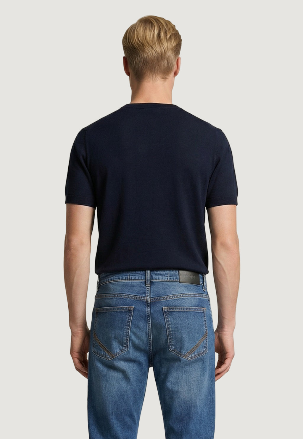 Maglia in filo manica corta YOS CC322Y