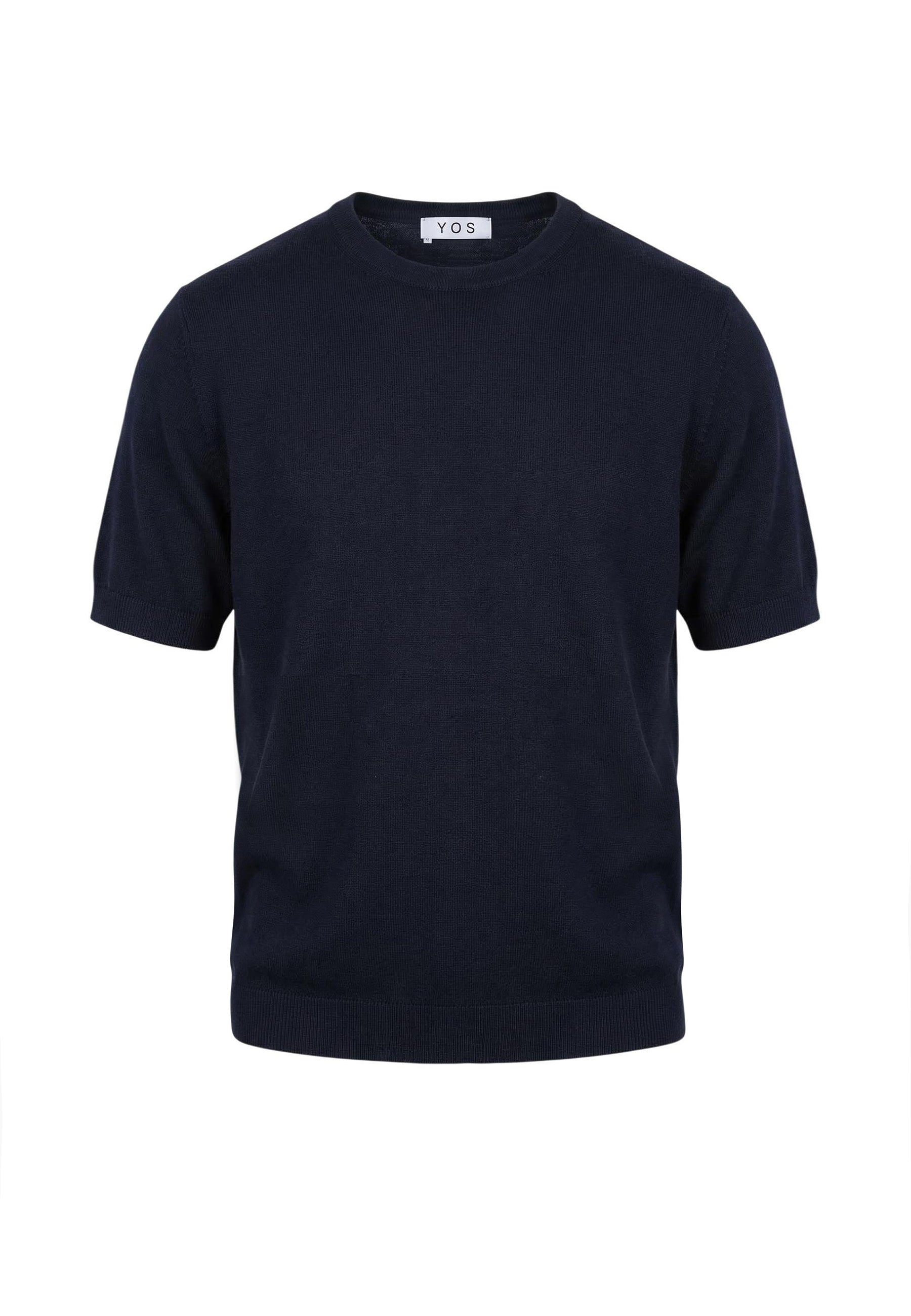 Maglia in filo manica corta YOS CC322Y