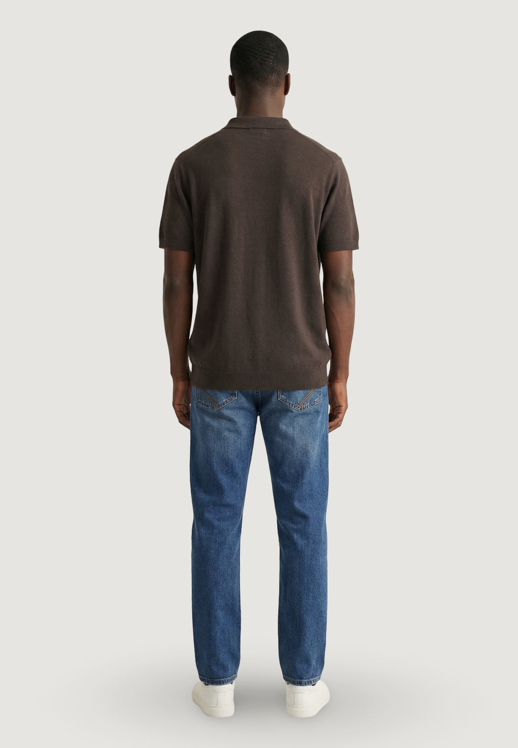 Maglia in filo manica corta YOS PULL POLO DERBY CREPS