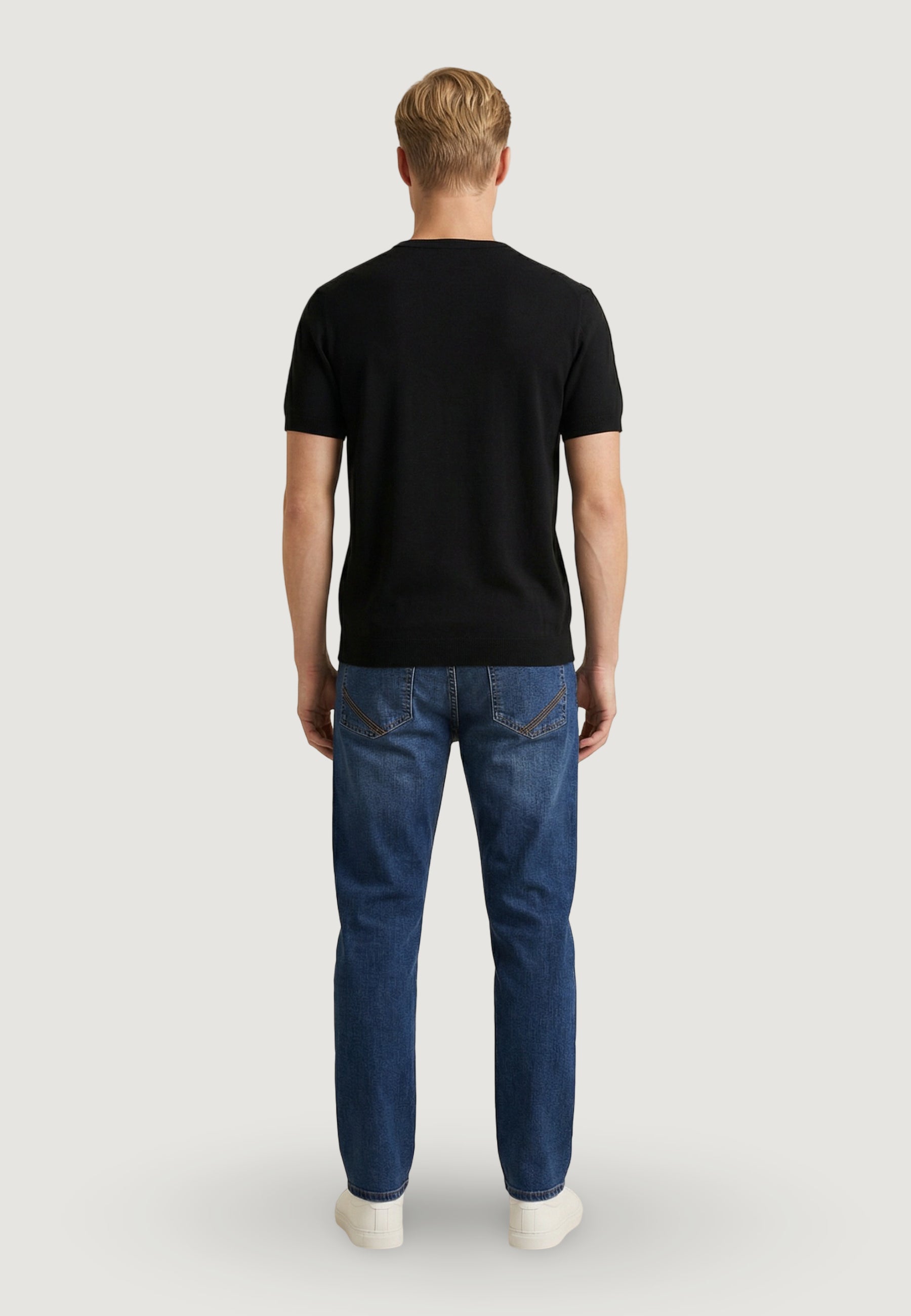 Maglia in filo manica corta YOS CC322Y