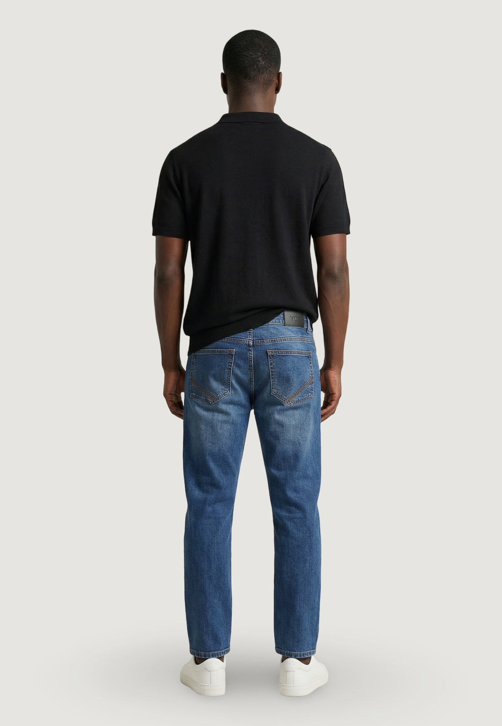 Maglia in filo manica corta YOS PULL POLO DERBY CREPS