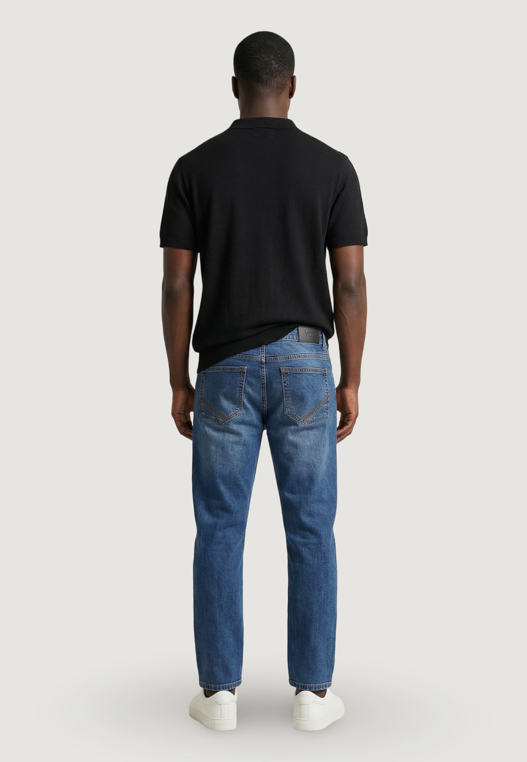 Maglia in filo manica corta YOS PULL POLO DERBY CREPS