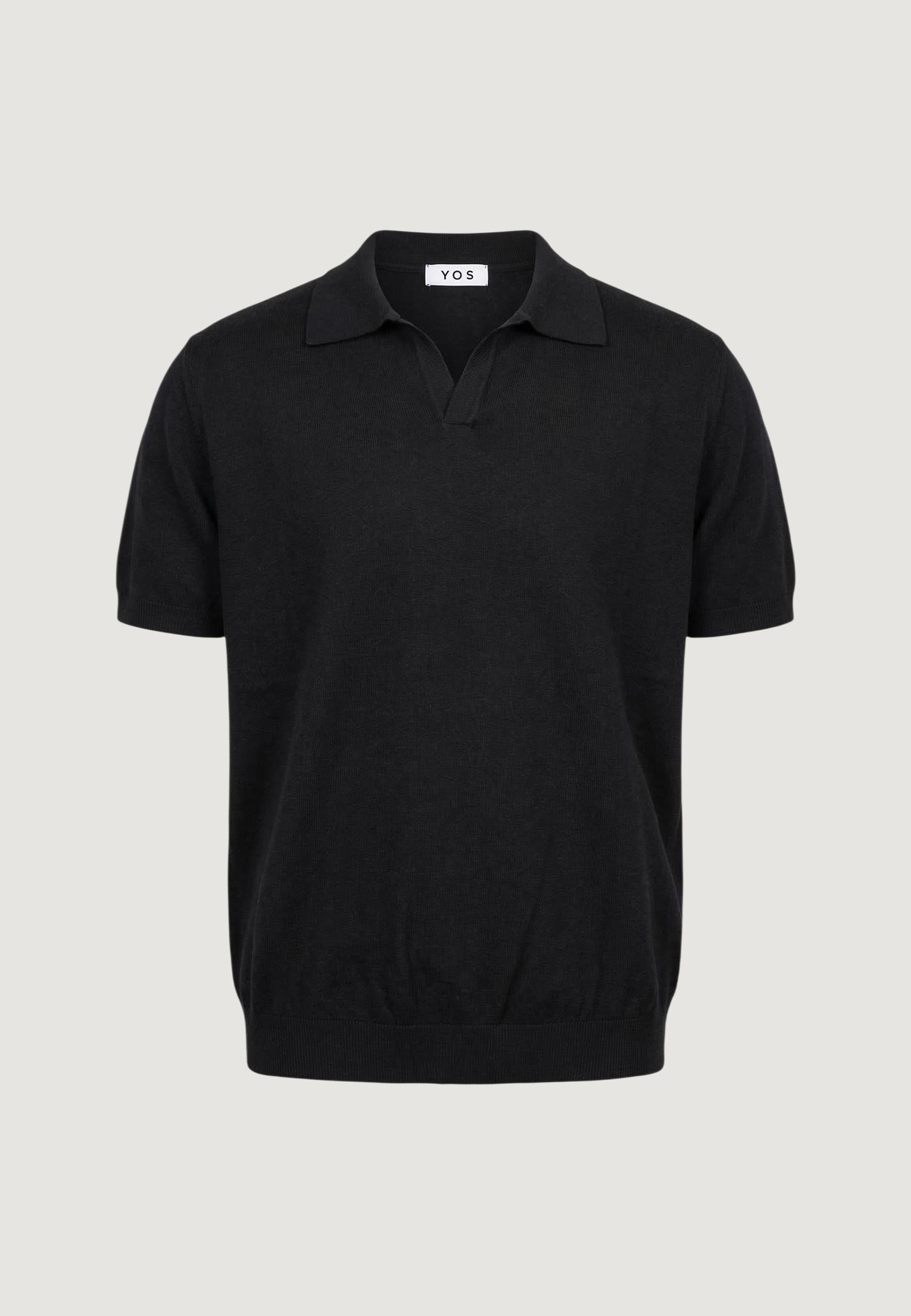 Maglia in filo manica corta YOS PULL POLO DERBY CREPS