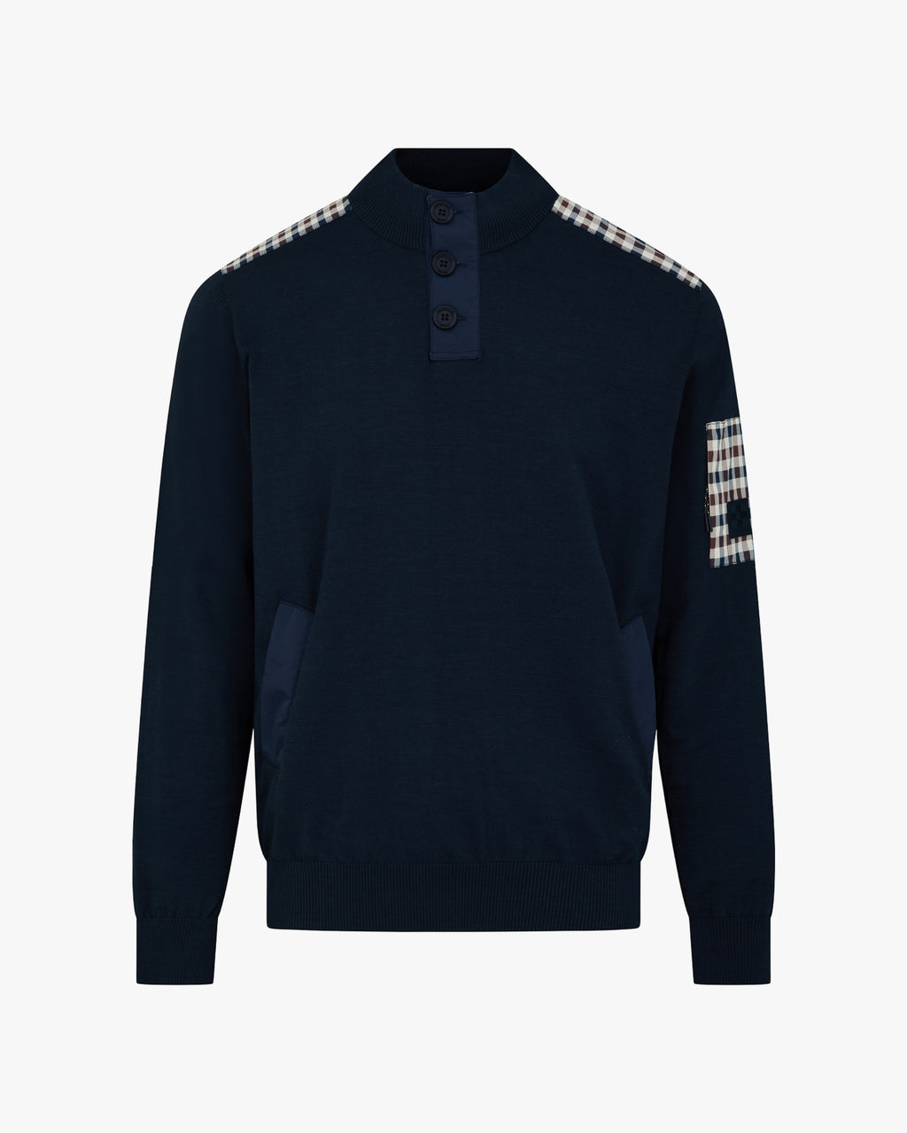 Maglia Aquascutum Active LAMINA POCKET MOCK NECK