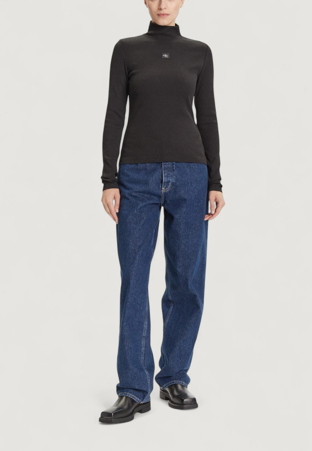 Jersey Calvin Klein Jeans LS WOVEN LABEL TURTL