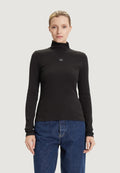 Maglia Calvin Klein Jeans LS WOVEN LABEL TURTL