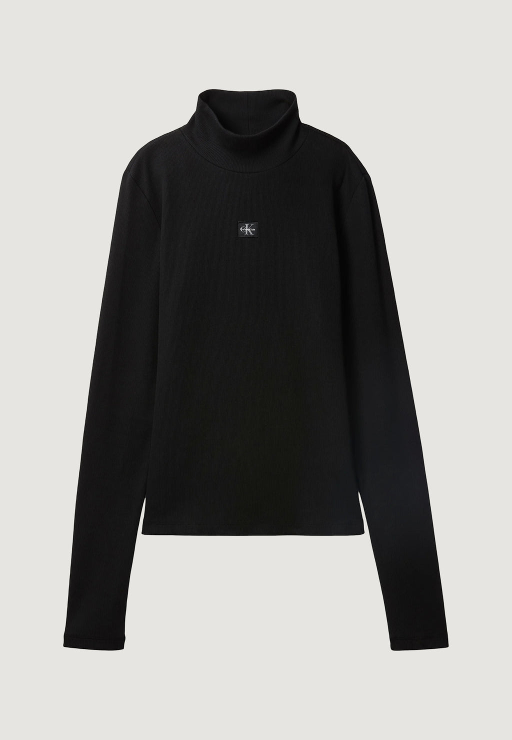 Maglia Calvin Klein Jeans LS WOVEN LABEL TURTL
