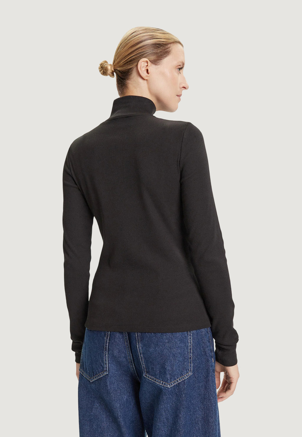Maglia Calvin Klein Jeans LS WOVEN LABEL TURTL