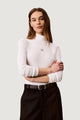Maglia Calvin Klein Jeans LS WOVEN LABEL TURTL