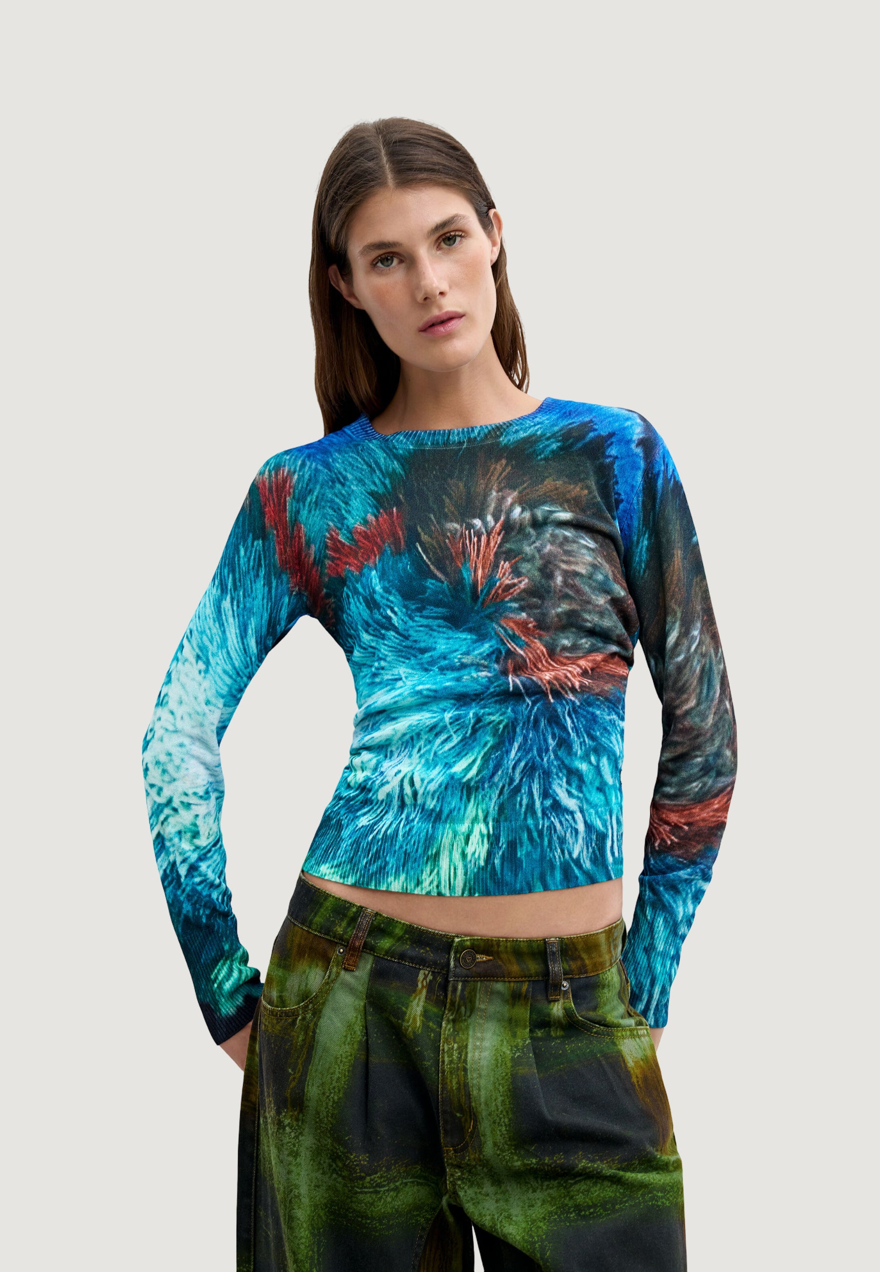 Maglia Desigual JERS_POMPOM_LACROIX