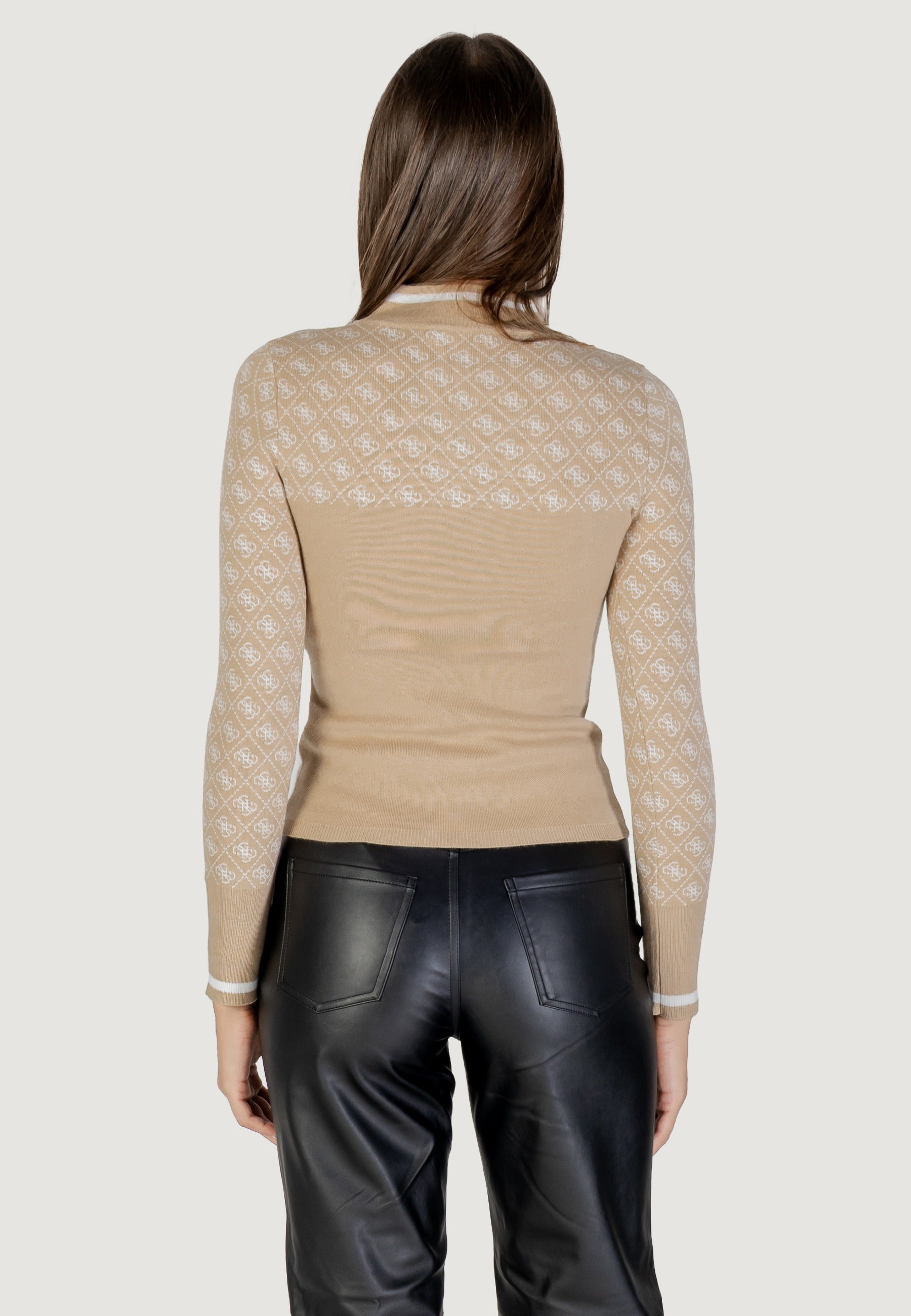 Maglia Guess LS MOCK NECK AUBREY 4G SWTR