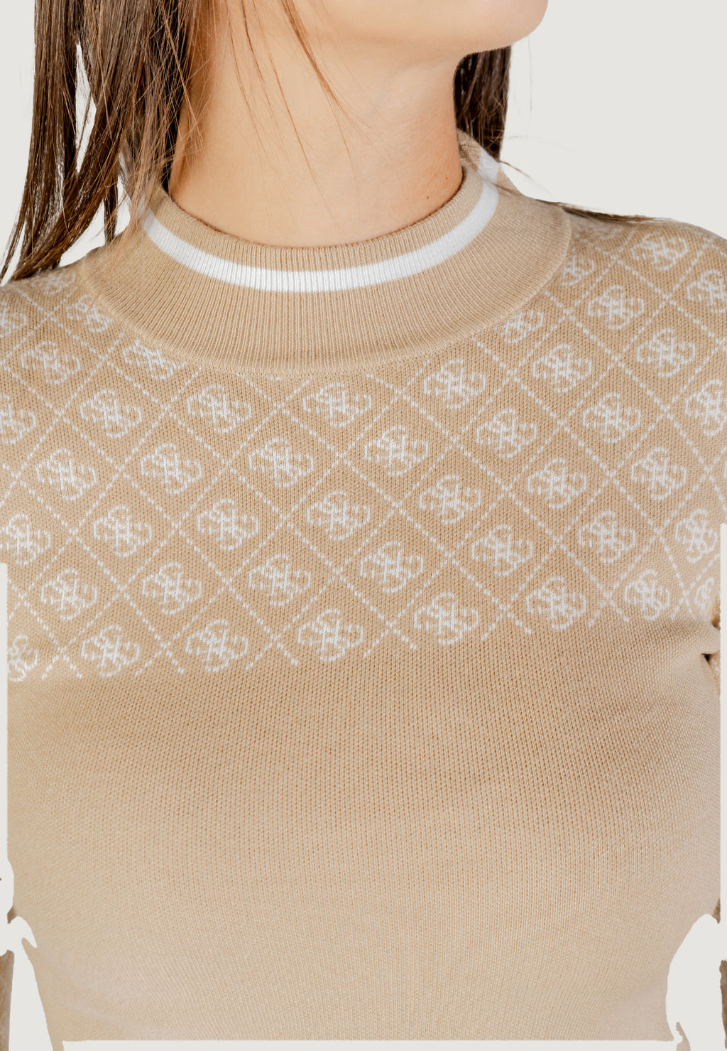 Maglia Guess LS MOCK NECK AUBREY 4G SWTR