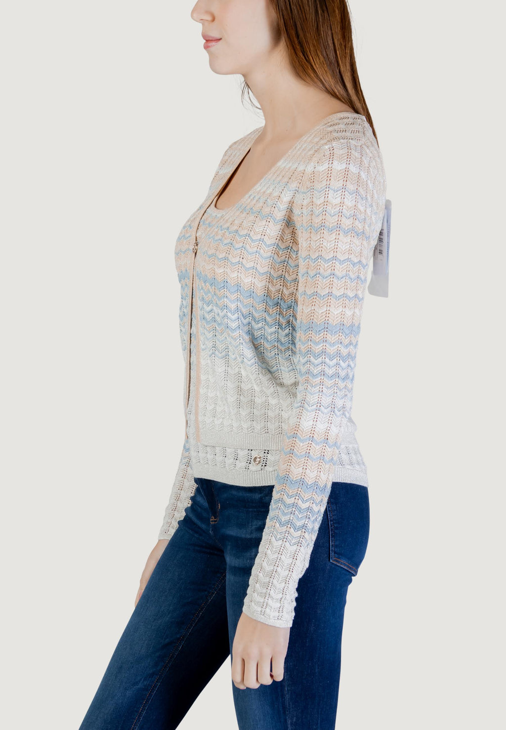 Maglia Guess LS ROSALYN COVER SHOULDER SWTR