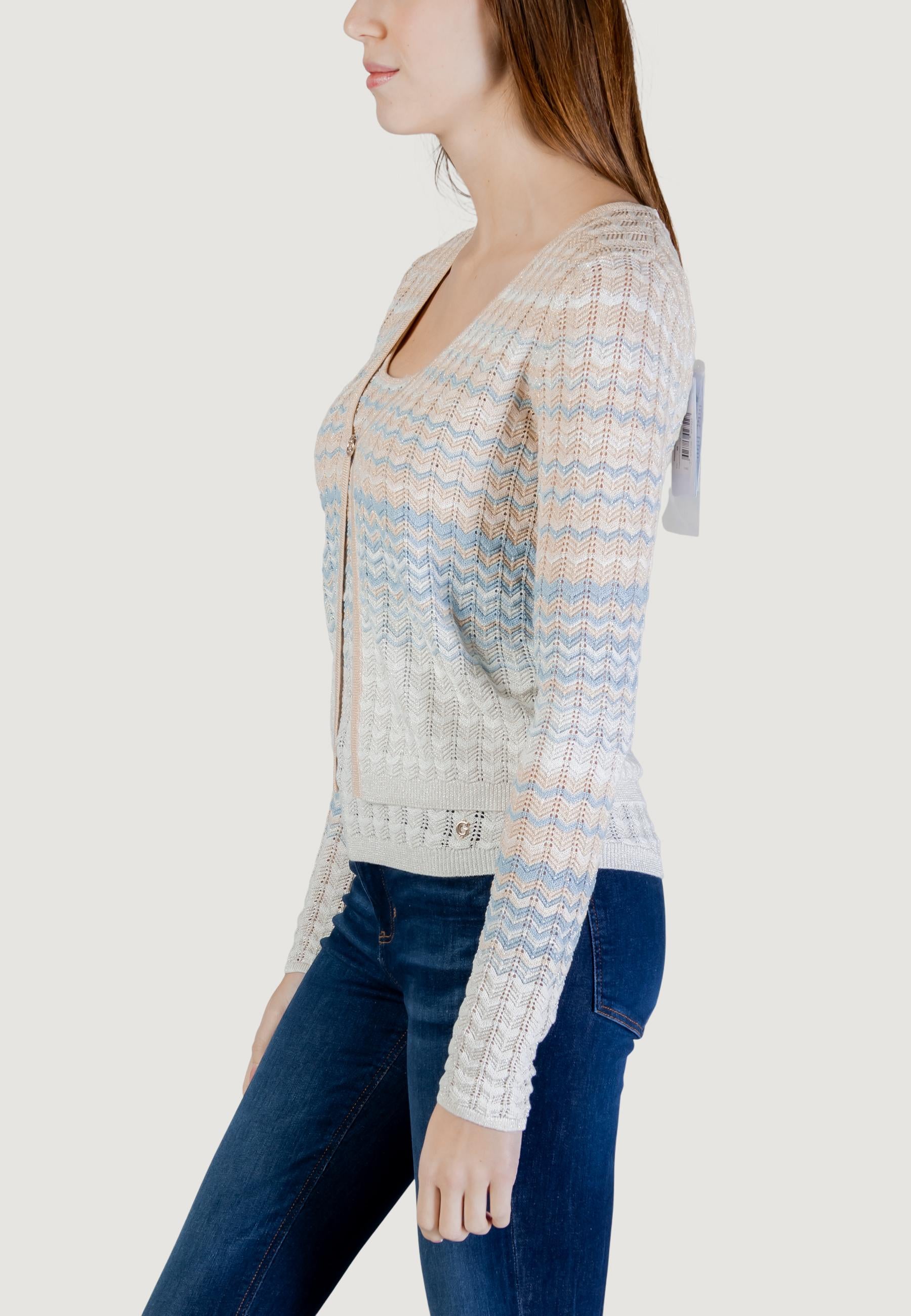 Maglia Guess LS ROSALYN COVER SHOULDER SWTR