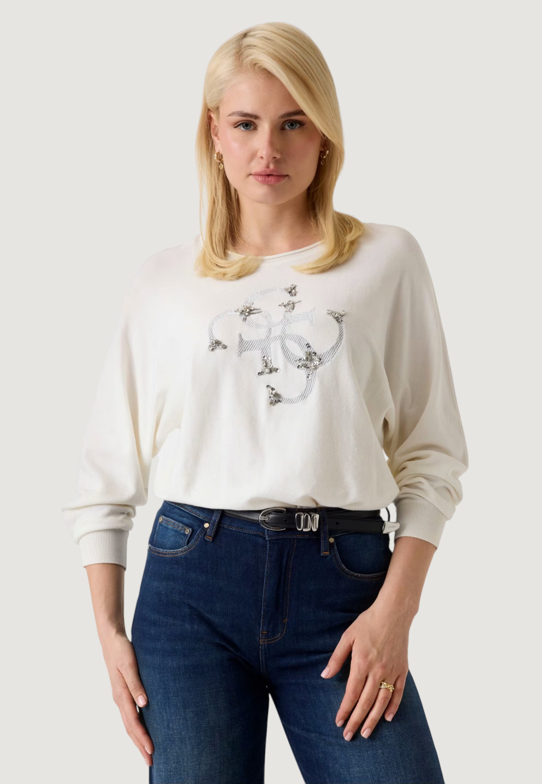 Maglia Guess BAT SLEEVE GEMMA LOG