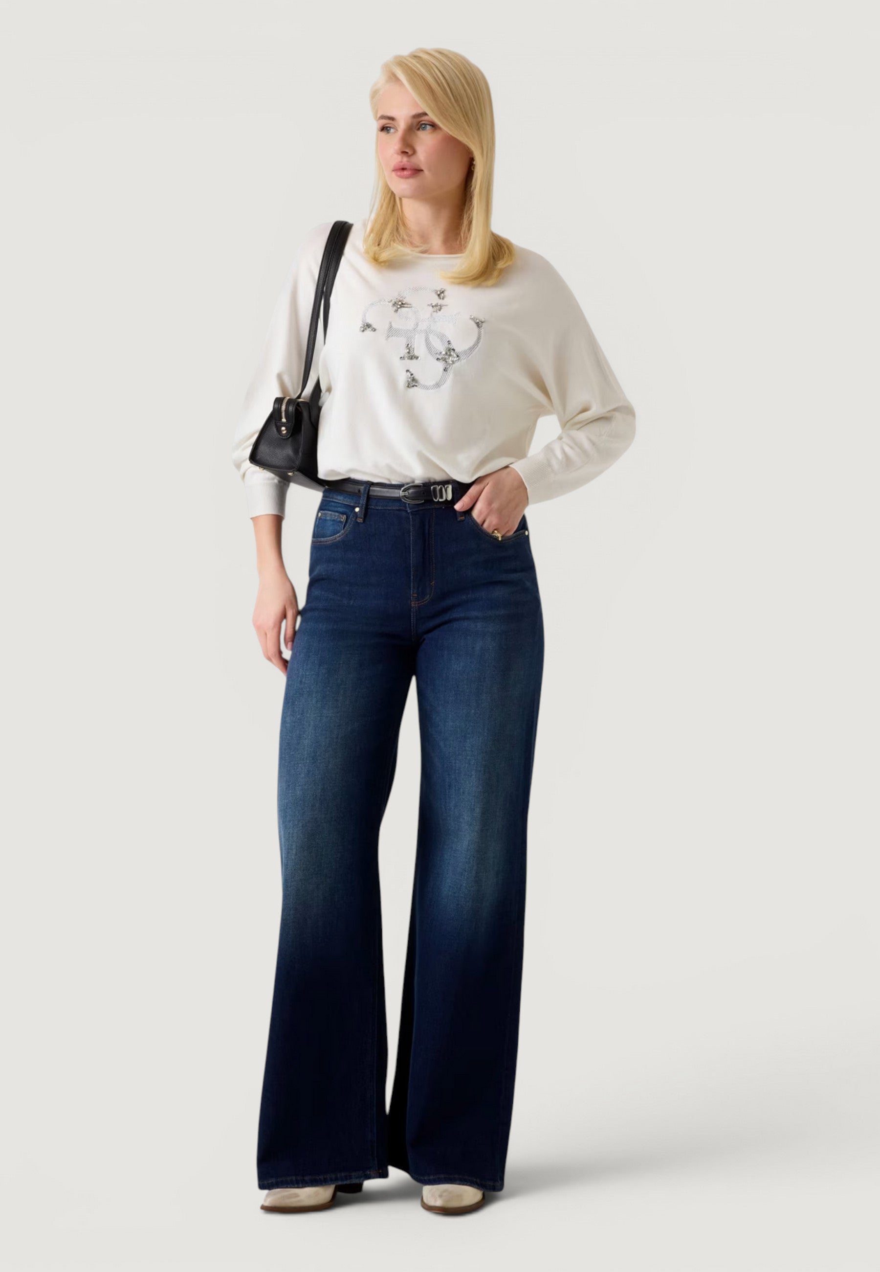 Maglia Guess BAT SLEEVE GEMMA LOG