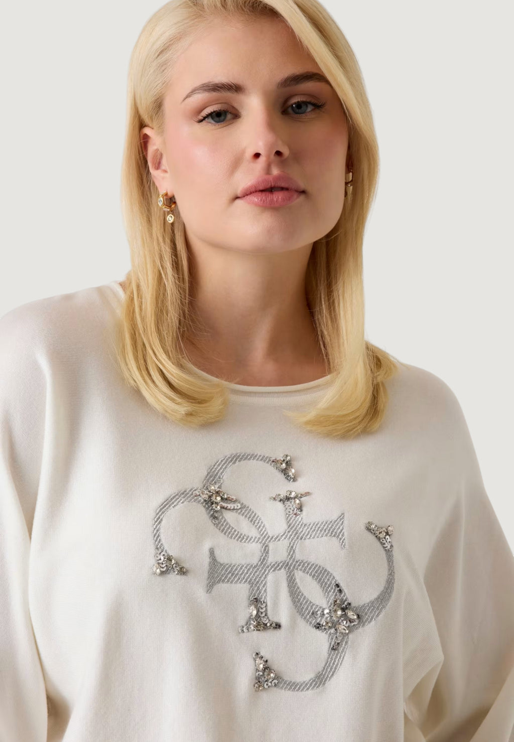 Maglia Guess BAT SLEEVE GEMMA LOG