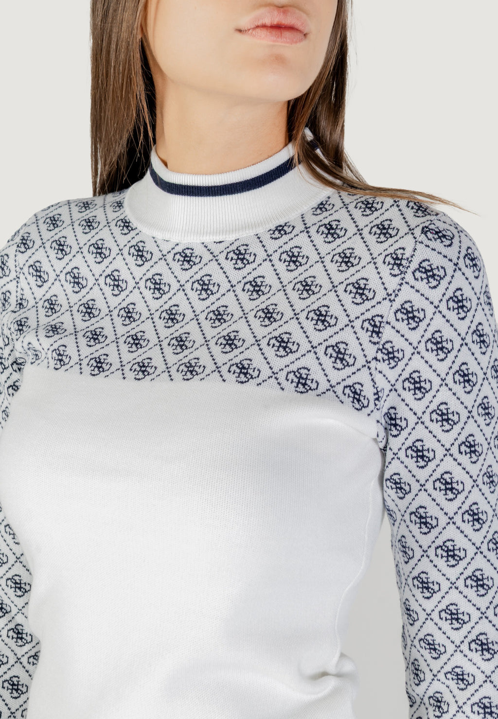 Maglia Guess LS MOCK NECK AUBREY 4G SWTR