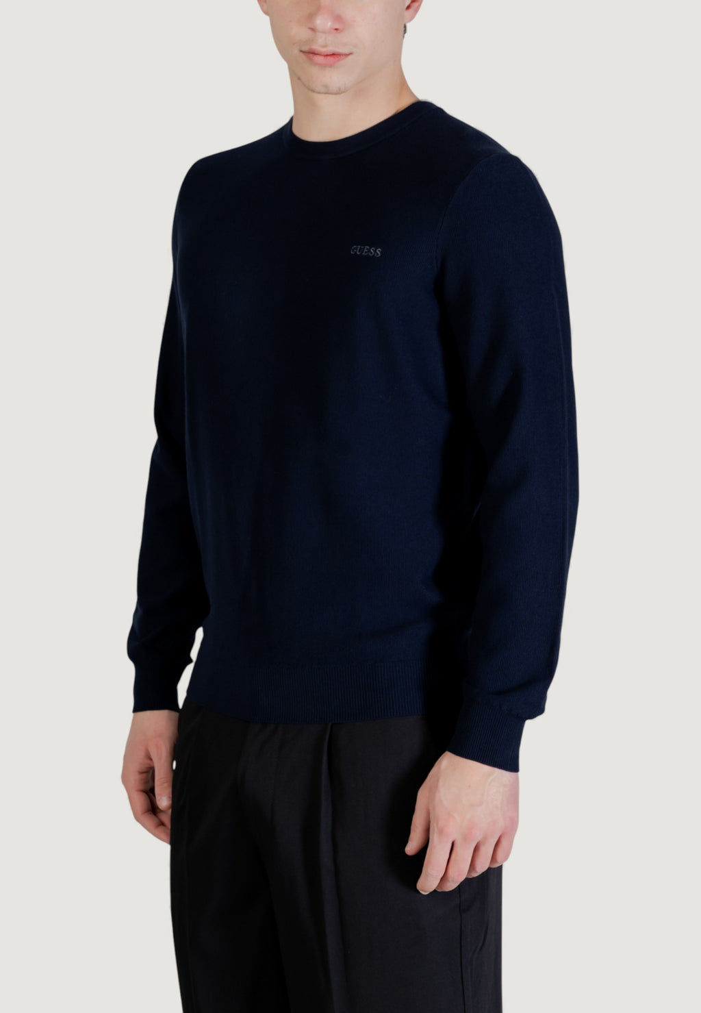 Maglia Guess KARIM CN PIQUET STITCH SWTR