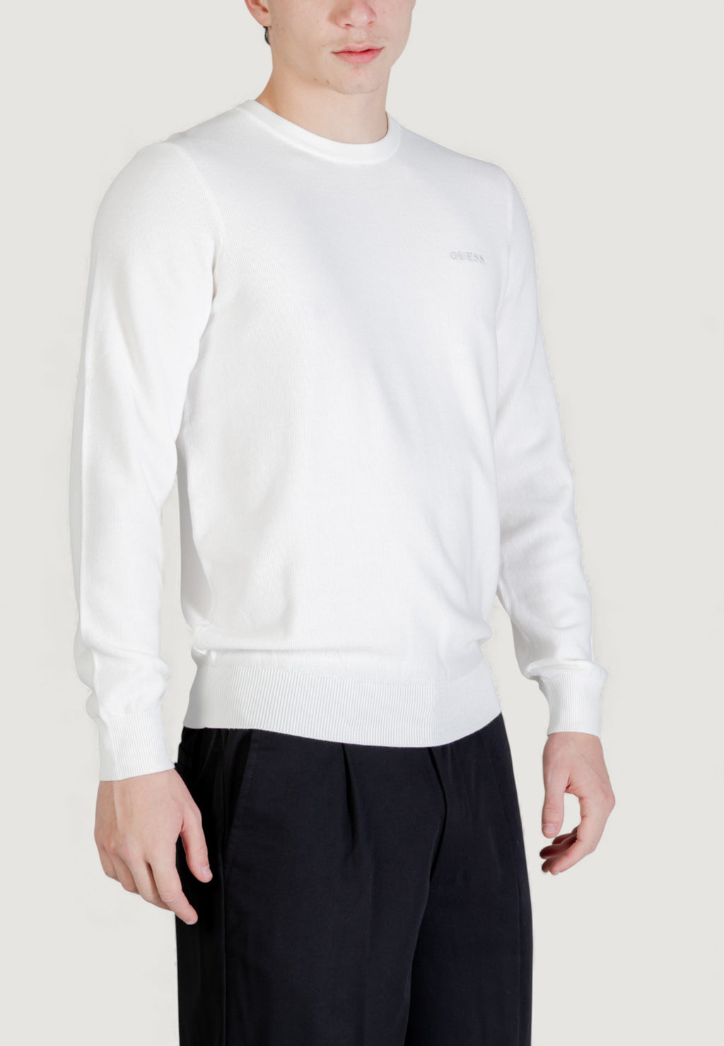 Maglia Guess KARIM CN PIQUET STITCH SWTR