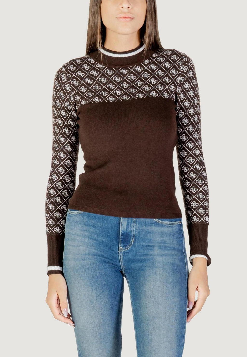 Maglia Guess LS MOCK NECK AUBREY 4G SWTR