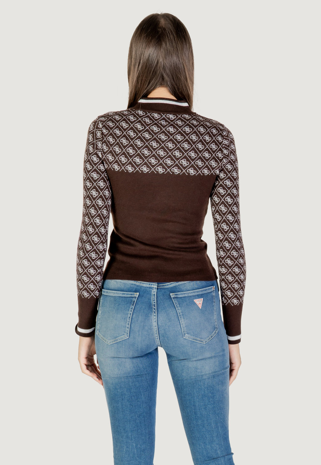 Maglia Guess LS MOCK NECK AUBREY 4G SWTR