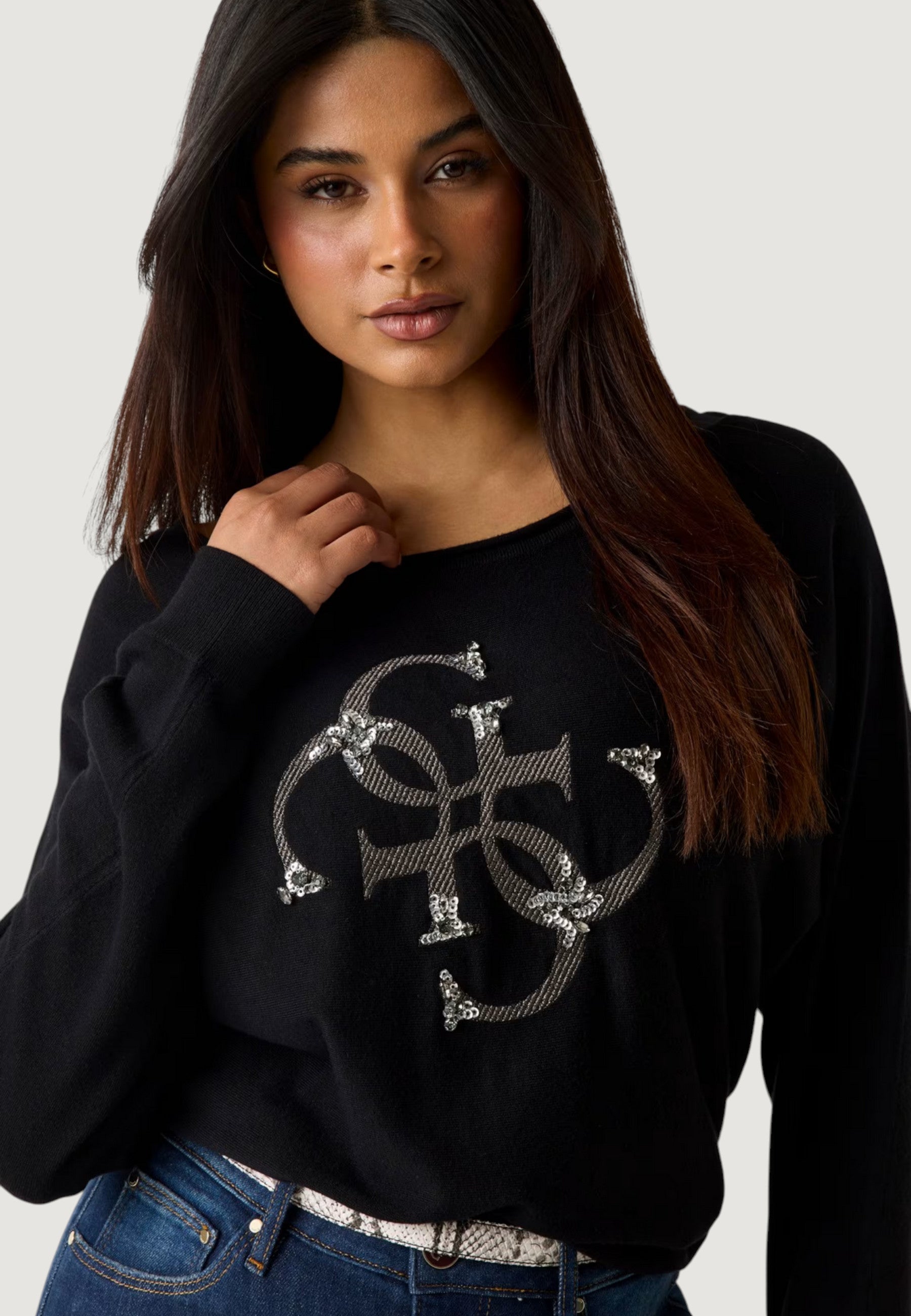 Maglia Guess BAT SLEEVE GEMMA LOG