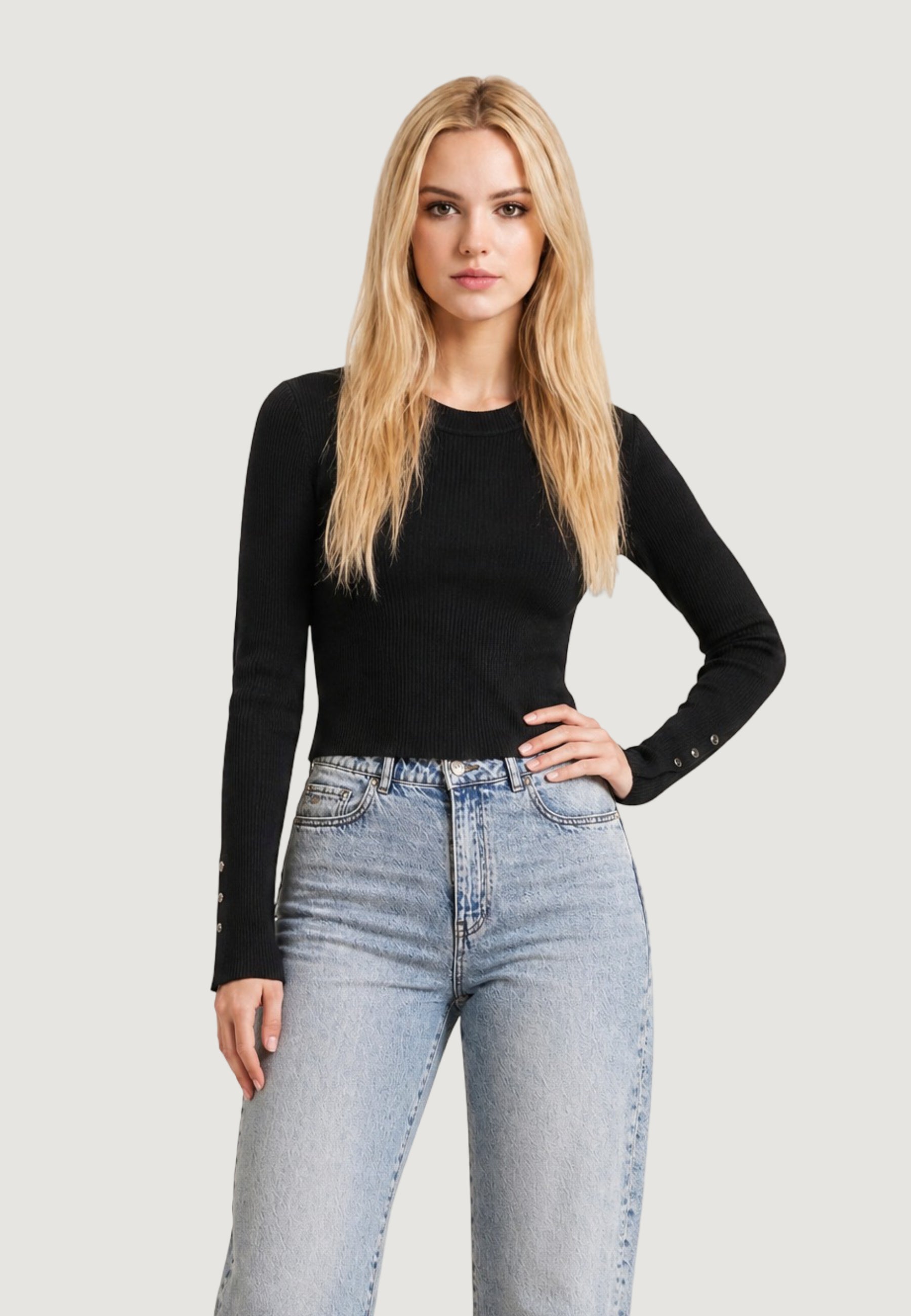 Maglia Guess LS CN ELLIE SWTR