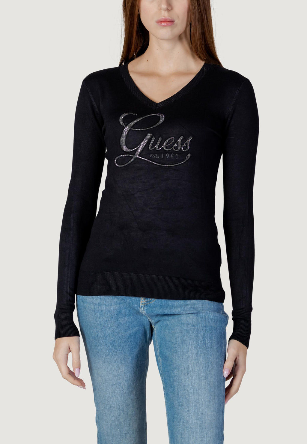 Maglia Guess LS VN STEPHANIE LOGO SWTR