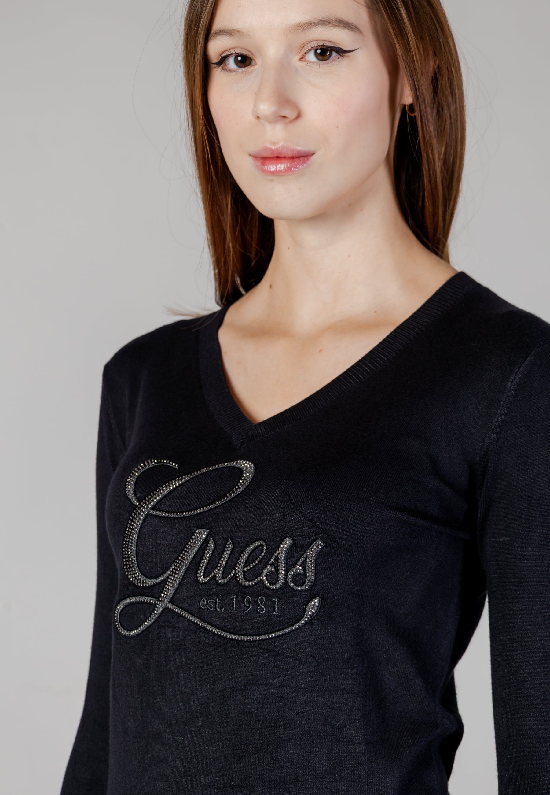 Maglia Guess LS VN STEPHANIE LOGO SWTR