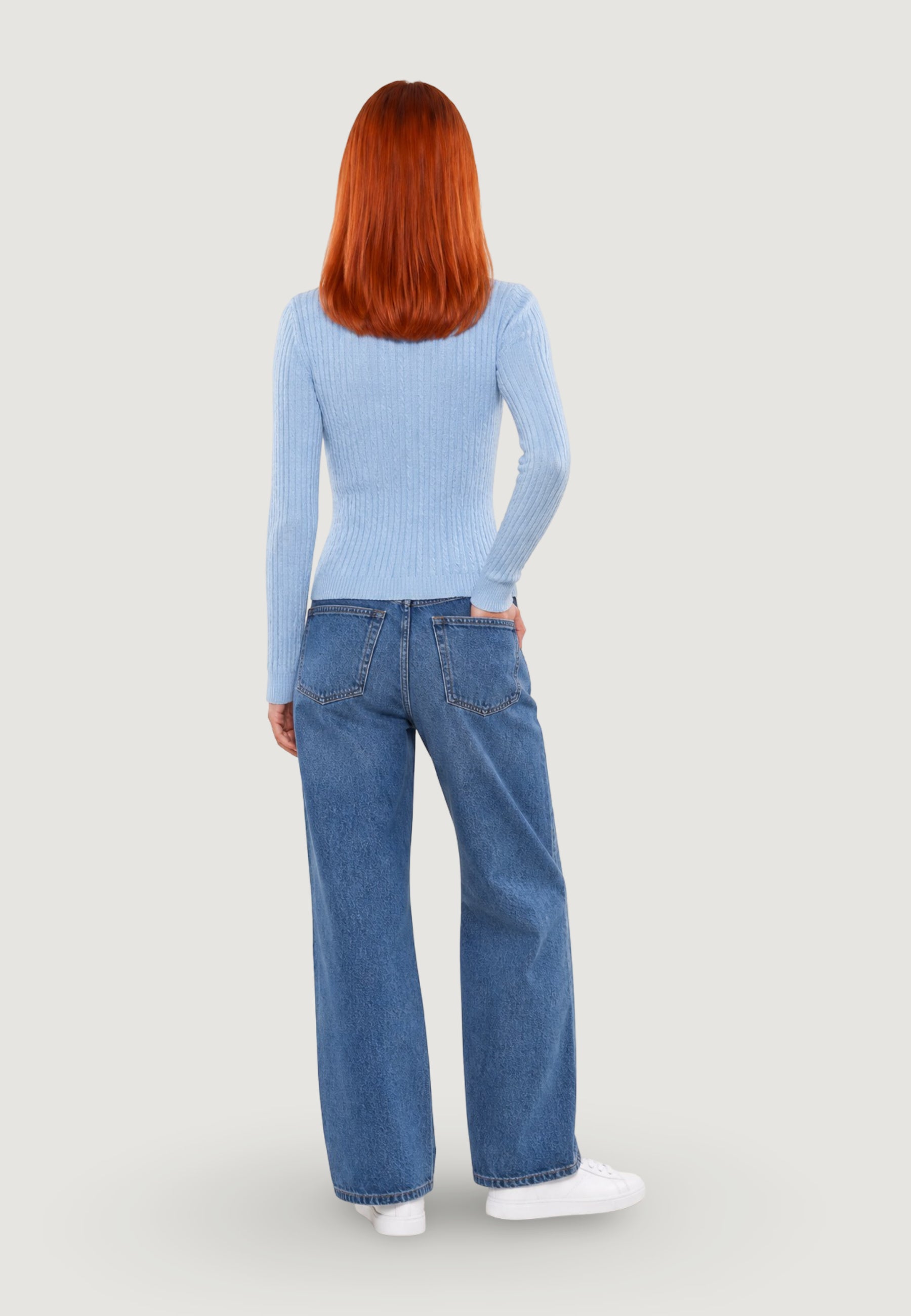 Maglia I am Maglione Cotone Treccia