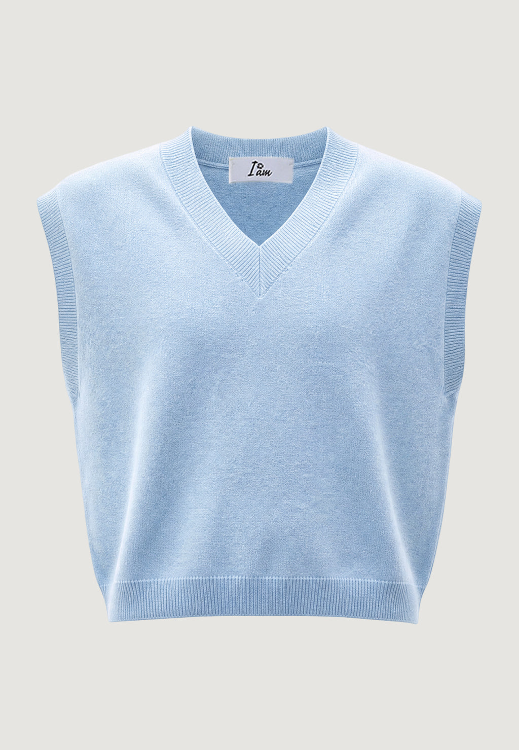 Maglia I am Gilet Cotone Acrilico Scollo V