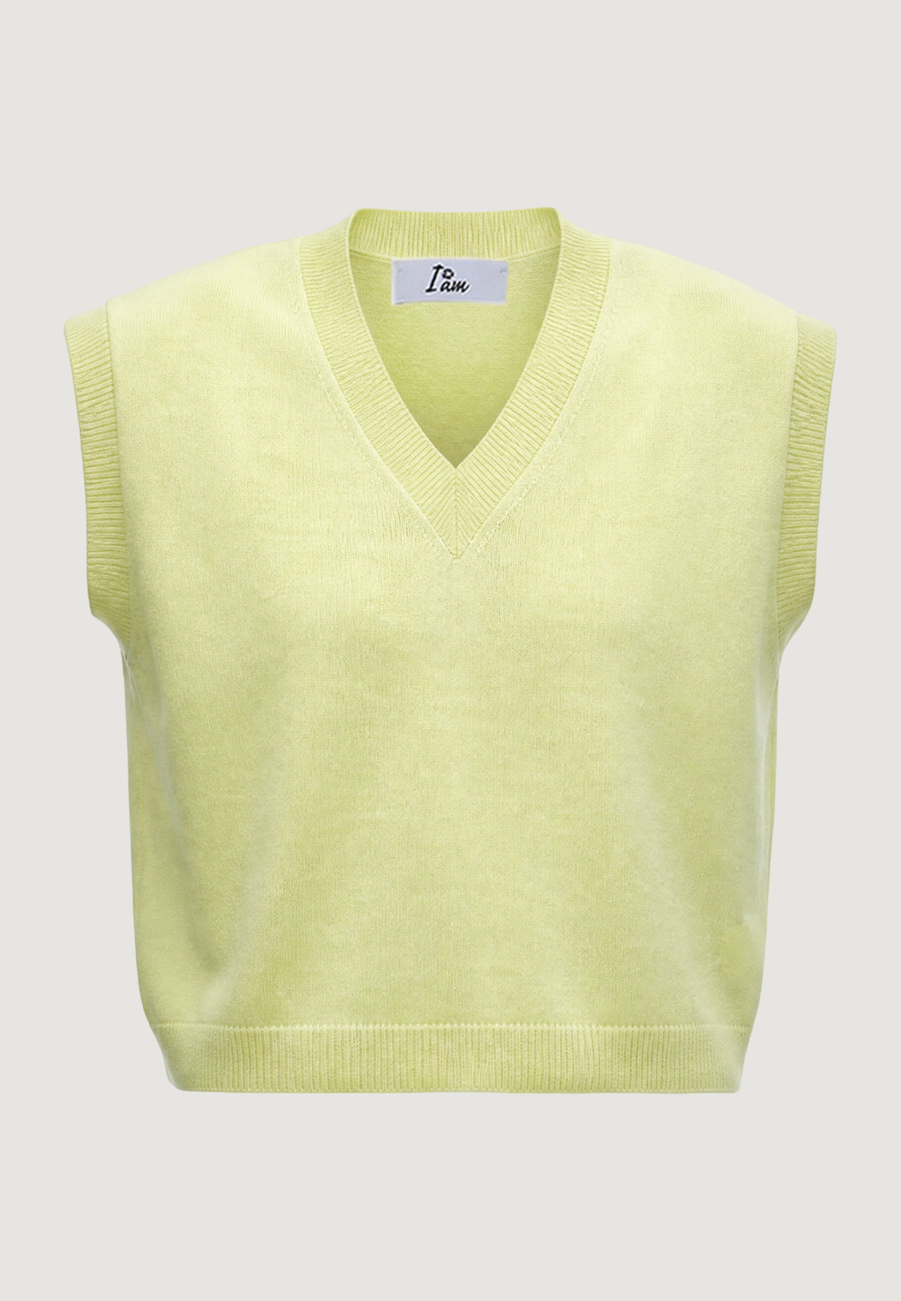 Jersey I am Gilet Cotone Acrilico Scollo V