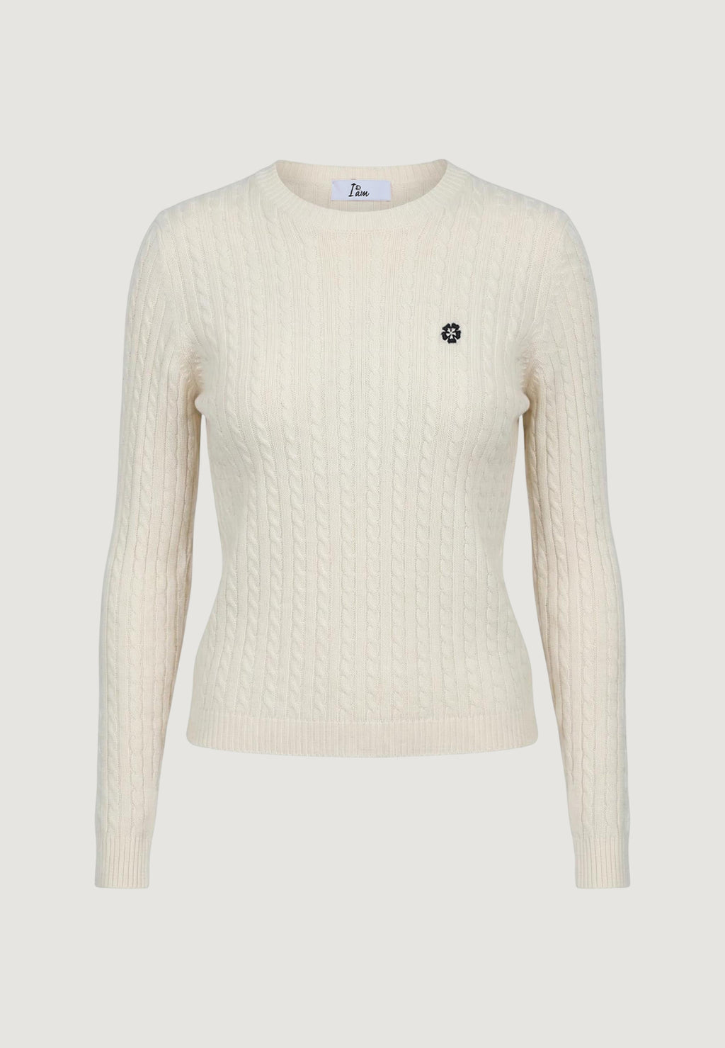 Maglia I am Maglione Cotone Treccia