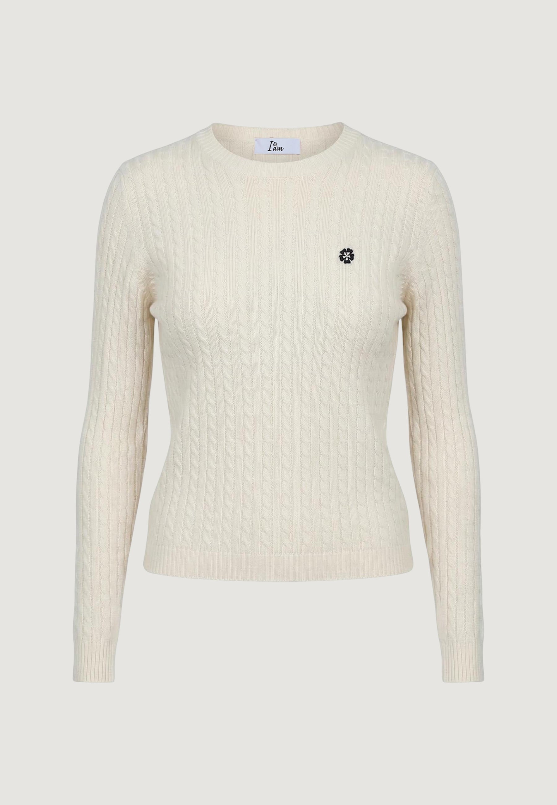 Maglia I am Maglione Cotone Treccia