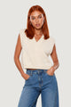 Maglia I am Gilet Cotone Acrilico Scollo V