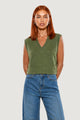 Maglia I am Gilet Cotone Acrilico Scollo V