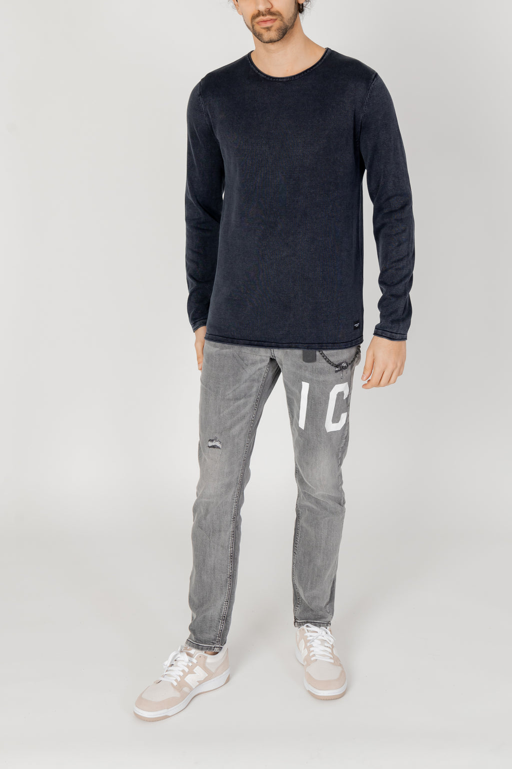 Maglia Jack Jones Jjeleo Knit Crew Neck Noos