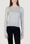 Maglia Jacqueline de Yong JDYPLUM LUREX L/S O-NECK PULLOVER KNT