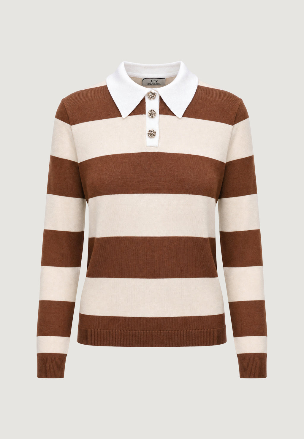 Jersey Jacqueline de Yong Jdymelany L/S Polo Pullover Knt