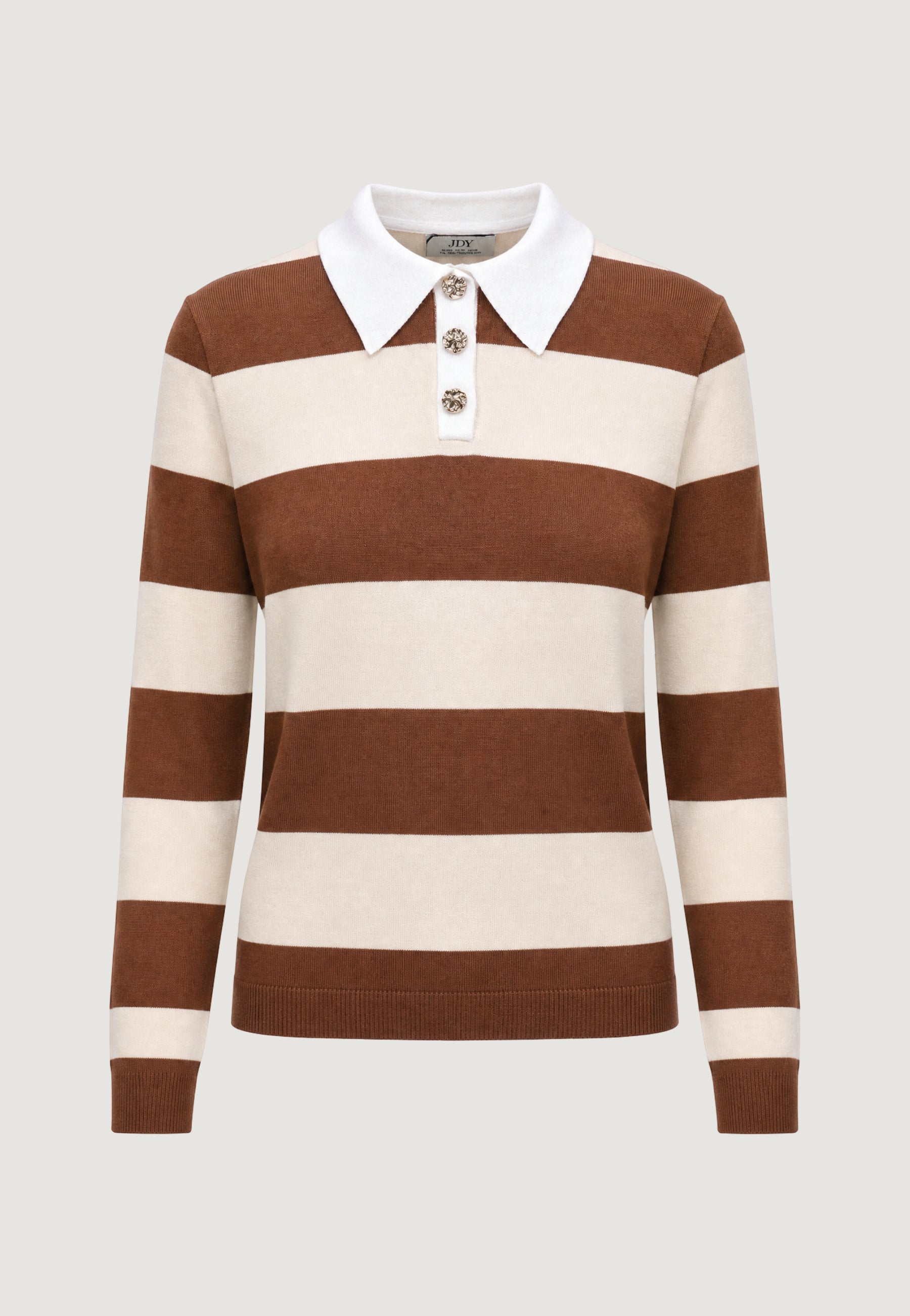Jersey Jacqueline de Yong Jdymelany L/S Polo Pullover Knt